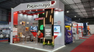 Stand personalizado Pacasmayo para feria Excon Perú