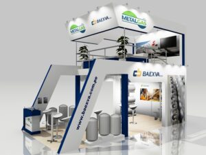 stand dos pisos neodesign peru 8X4