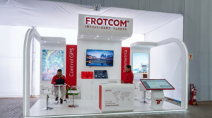Stand de exhibición Frotcom para feria Excon Perú